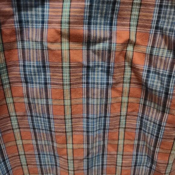 Chaps Mens Button Up Shirt Multi-Color Size XL Cotton Blend Easy Care Collar - Picture 12 of 12